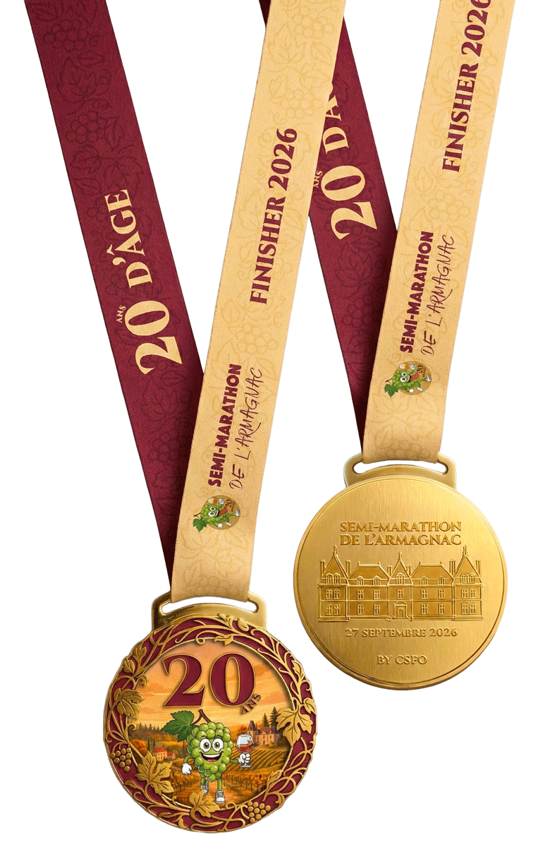medaille-officielle-2026-transparent-mailing Médaille collector 20ème édition semi-marathon de l'Armagnac