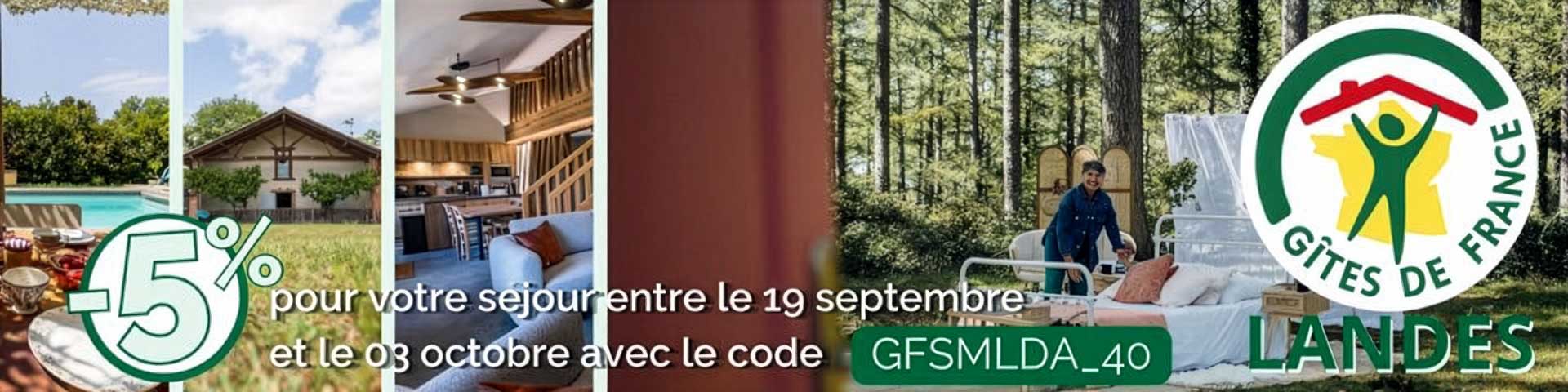 Bannière Gites de France